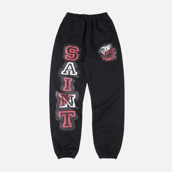 Saint Vanity Black Good Sweatpants - Official Store Saint Vanity Black Good Sweatpants