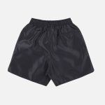 Saint Vanity Black Nylon Top Shorts - back view
