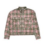 Saint Vanity Logo Flannel Pink Green