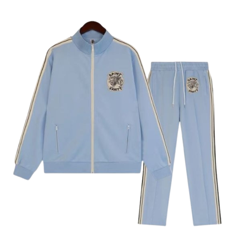 Saint Vanity Stripe Track Set Sky Blue