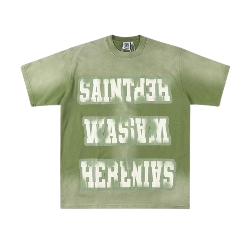 Saint Vanity Tee Washed Green